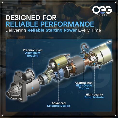 أجزاء OEG بداية جديدة متوافقة مع Mazda Protege 1.6L 1.8L 2.0L 1999-2003 99 00 01 02 03 ناقل الحركة اليدوي فقط M0T80381، 111730، 17765، FP1318400، STR-3523، 21968MI، SR4222X، SMT0156, 41048061 in Kuwait