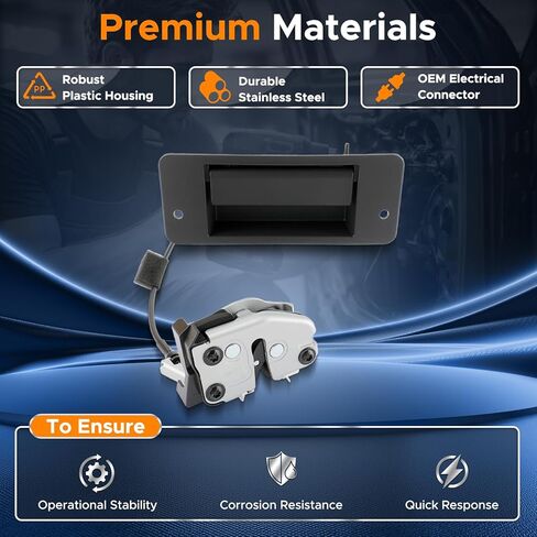 Rear Cargo Door Latch with Handle Left Driver Side Fits for Ford E150 2003-2014, Econoline Club Wagon 1992-2002, E250 03-2005, E350 Econoline 92-2000, E450 Super Duty 03-2007, for 8C2Z-15431A03-A in Kuwait