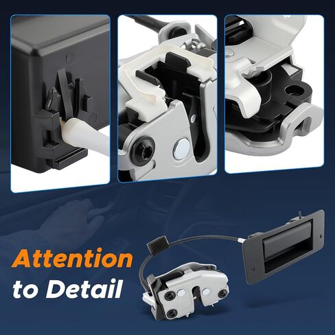 Rear Cargo Door Latch with Handle Left Driver Side Fits for Ford E150 2003-2014, Econoline Club Wagon 1992-2002, E250 03-2005, E350 Econoline 92-2000, E450 Super Duty 03-2007, for 8C2Z-15431A03-A in Kuwait