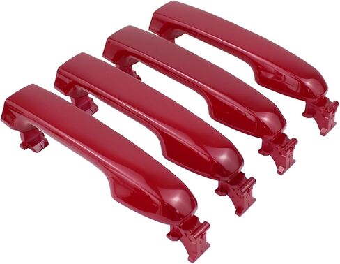 Front Rear Left and Right Red Painted Exterior Door Handles for Toyota Camry 2012-2017 in Kuwait