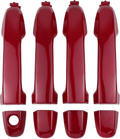 Front Rear Left and Right Red Painted Exterior Door Handles for Toyota Camry 2012-2017 in Kuwait