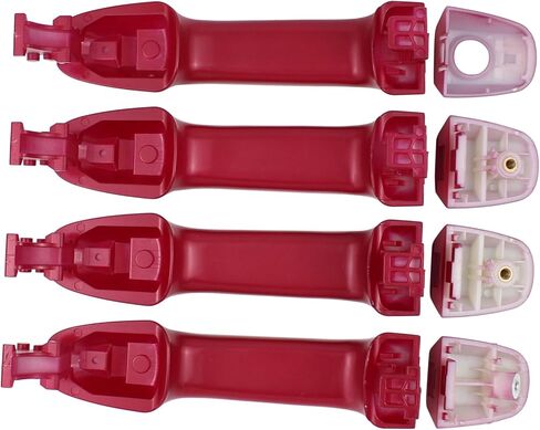 Front Rear Left and Right Red Painted Exterior Door Handles for Toyota Camry 2012-2017 in Kuwait