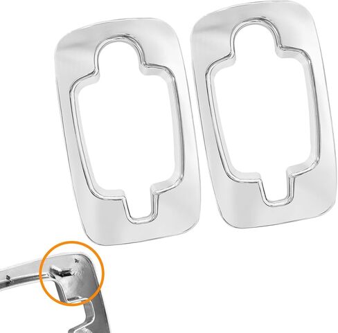 Exterior Door Handle Bezel Cover Chrome for Cab Door Compatible with International Trucks ProStar 2008-2014(Pair) in Kuwait