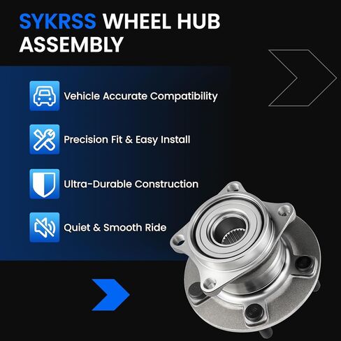 512449 محمل العجلات الخلفية ومجموعة المحور متوافقة مع Mazda CX-9 2007 3.5L، 2008-2015 3.7L، يستبدل HA590056، BR930770، 5-Lug 2PCS in Kuwait