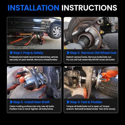 512449 محمل العجلات الخلفية ومجموعة المحور متوافقة مع Mazda CX-9 2007 3.5L، 2008-2015 3.7L، يستبدل HA590056، BR930770، 5-Lug 2PCS in Kuwait