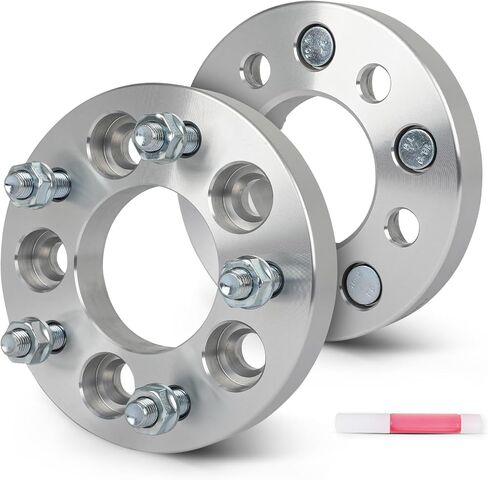 SCITOO 2 قطعة 5x4.5 إلى 5x4.75 محولات العجلات 1 بوصة تتحمل 74 مم ترصيع 12x1.5 5 فواصل عجلة العروة لا مركزية مناسبة لشركة Hyundai Tucson 2005-2021، لهوندا سيفيك 1973-2021 in Saudi Arabia