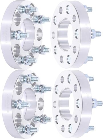 SCITOO 4 قطع 5LUG 1 بوصة فواصل العجلات 5x4.5 مع 12x1.5 ترصيع 71.6CB متوافقة مع المسبار 1989-1997 للمنتقم 1995-2000 لفواصل العجلات MR2 1991-1995 in Saudi Arabia