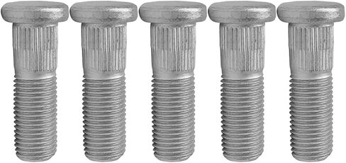 5PCS M12x1.25 Wheel Studs 43mm Lug Stud Bolt 610-336 Compatible with Suzuki Grand Vitara Swift Samurai SX4 Esteem & Chevy Tracker Geo Metro Sunrunner Firefly 09119-12012 in Saudi Arabia