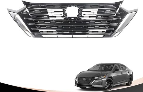 Suitable for 2024-2025 Nissan Sentra S & SV Front Bumper Upper Grille Replacement - OEM 62310-6LY0A in Saudi Arabia