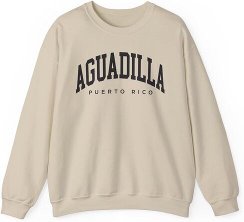 Aguadilla Puerto Rico Adult Unisex Crewneck Sweatshirt in Saudi Arabia