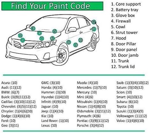 Auto Paint Depot Touch Up Paint for Infiniti Q50,Q60-Pure White QAW (All Years, All Models) One Ounce with Clear Coat in Kuwait