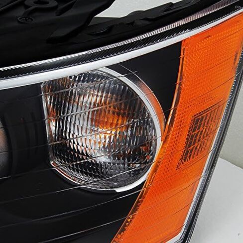 AKKON - For Sonata Black Halogen Type Projector Headlights Head Lamps Replacement Left + Right Pair Set in Saudi Arabia