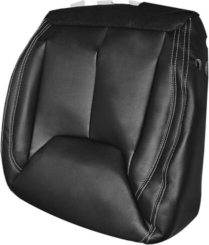 Front Driver Side Bottom Leather Seat Cover Black Compatible with Jeep Wrangler Rubicon Sahara 2013 2014 2015 2016 2017 in Kuwait