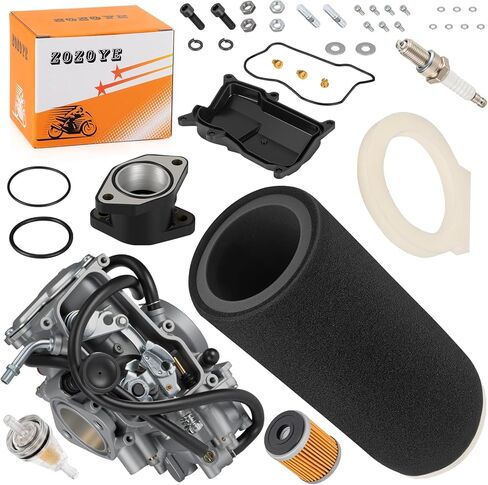 لياماها المحارب 350 YFM350X 1987-2004 المكربن ​​Carb + مشعب السحب وفلتر الهواء وفلتر الزيت 3GD-14101-00-00 in Saudi Arabia