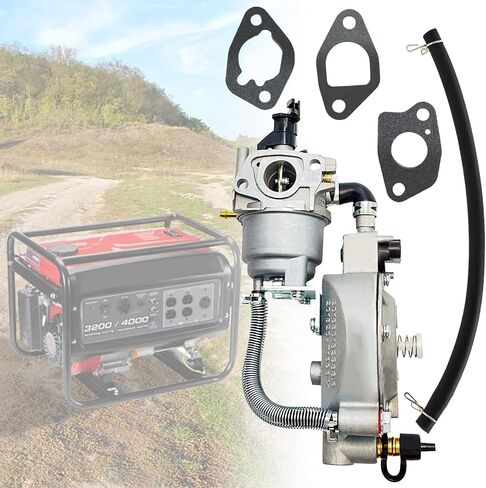 Chikia Huayi Dual Tri Fuel generator-ator البروبان المكربن ​​LPG CNG مجموعة تحويل لـ Predator Generac 3200 4000 4375 Champion 3000 3500 4000 Honda GX160 GX200 in Saudi Arabia