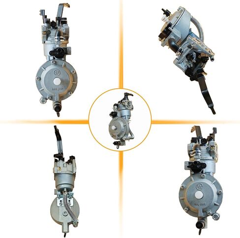 Chikia Huayi Dual Tri Fuel generator-ator البروبان المكربن ​​LPG CNG مجموعة تحويل لـ Predator Generac 3200 4000 4375 Champion 3000 3500 4000 Honda GX160 GX200 in Saudi Arabia