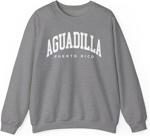 Aguadilla Puerto Rico Adult Unisex Crewneck Sweatshirt in Saudi Arabia