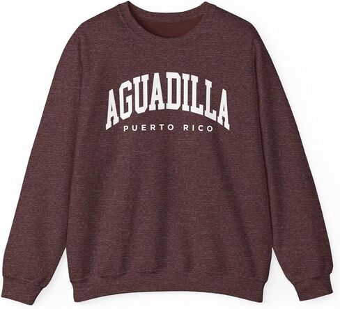 Aguadilla Puerto Rico Adult Unisex Crewneck Sweatshirt in Saudi Arabia