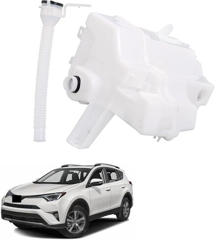 Plastic Glass Windshield Washer Reservoir Tank with Motor Sensor Hole and Tube Replacement for RAV4 2013-2018 in Saudi Arabia