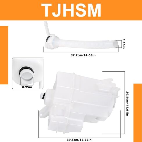Plastic Glass Windshield Washer Reservoir Tank with Motor Sensor Hole and Tube Replacement for RAV4 2013-2018 in Saudi Arabia