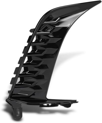 PIT66 Right Front Bumper Side Trim Molding W/o Sensor Hole 1 PC Compatible with Toyota Camry SE 2025 TO1039285, 52712AQ020, 52712-AQ020, 52712 AQ020 Gloss Black in Saudi Arabia
