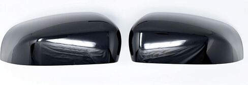 Trim Illusion Patented Tech MC6316BLK Replacement Gloss Black Top Mirror Cover Compatible with 14-22 Jeep Cherokee, 17-23 Jeep Compass in Kuwait