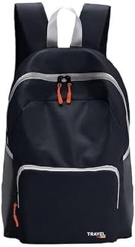 Folding Bag Backpack 20L Portable Large Capacity Backpack for Travel Lightweight Storage Bag for Men Women Outdoor Sport (Dark Blue) in Saudi Arabia