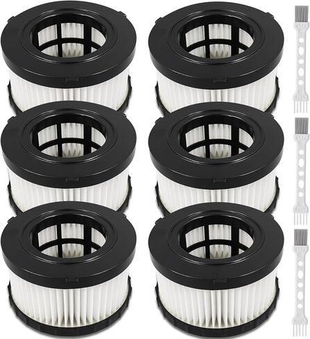 مرشحات فراغ DCV581H لـ DEWALT DCV580H DCV581H DCV5801H 20V ، مرشح استبدال عالي الكفاءة قابل للاستخدام قابل لإعادة الاستخدام 4 in Saudi Arabia