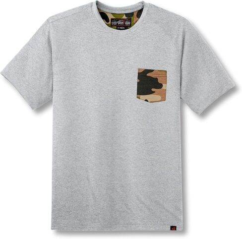 تي شيرت كاجوال للرجال العملاق الجميل مع جيب على الصدر - تي شيرت ناعم ومسامي ومناسب للارتداء اليومي in Kuwait