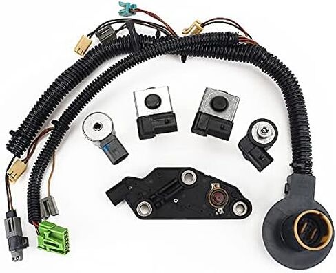 مجموعة الملف اللولبي لناقل الحركة 4T65E - EPC Shift TCC - مع مجموعة الأسلاك الداخلية - متوافقة مع GM فولفو Bu-ick Ch-evrolet P-ontiac 03-ON in Saudi Arabia