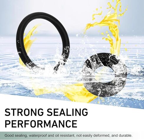 2PCS Universal O-Ring Seal Kit, Distributor Shaft Seal Replacement, Leak-Proof Automotive Rubber Gasket Set Engine Parts, Compatible with OEM Part Number 30110-PA1-732 (Black) in Kuwait