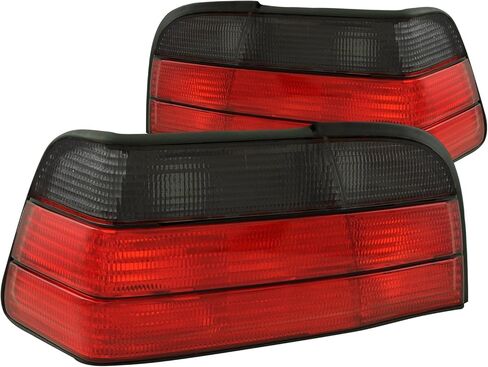 AnzoUSA 221215 ضوء خلفي أحمر/شفاف لسيارة BMW 3 Series - (يُباع في أزواج) in Kuwait