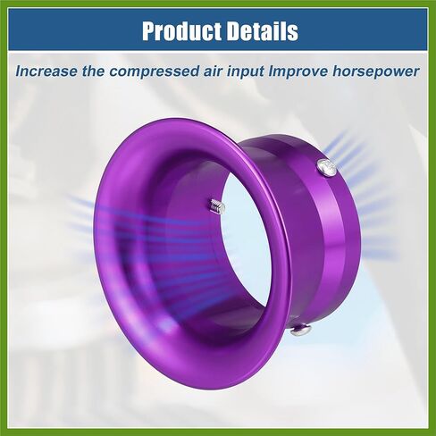2.2" Velocity Stack Motorcycle Carburetor Air Filters Carb Funnel Trumpet Air Cleaner Intake Wind Horn Cup for Honda for Kawasaki Dirt Bike Aluminum Alloy Purple Vehicle Components in Saudi Arabia