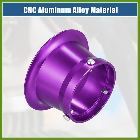 2.2" Velocity Stack Motorcycle Carburetor Air Filters Carb Funnel Trumpet Air Cleaner Intake Wind Horn Cup for Honda for Kawasaki Dirt Bike Aluminum Alloy Purple Vehicle Components in Saudi Arabia