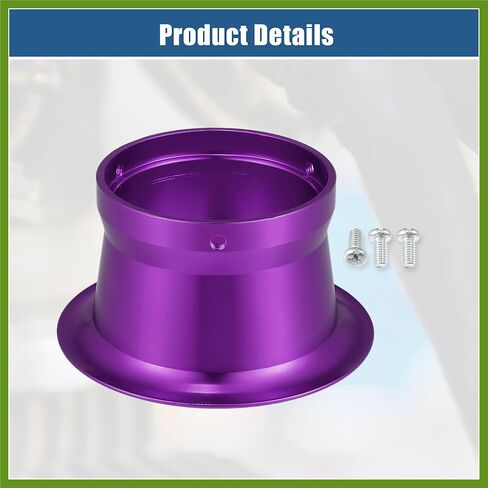 2.2" Velocity Stack Motorcycle Carburetor Air Filters Carb Funnel Trumpet Air Cleaner Intake Wind Horn Cup for Honda for Kawasaki Dirt Bike Aluminum Alloy Purple Vehicle Components in Saudi Arabia