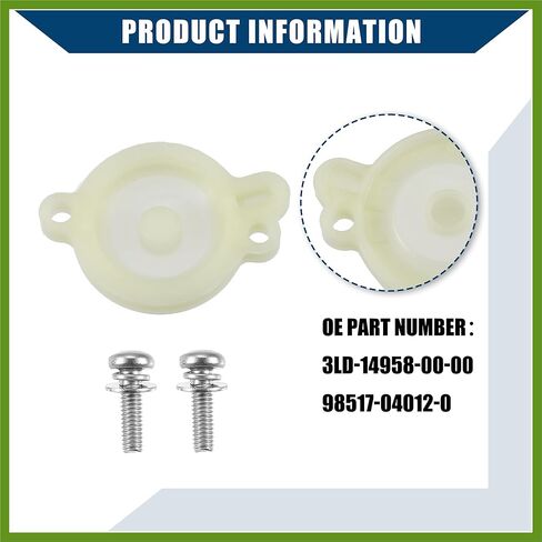 3LD-14958-00-00 / Front/Carburetor Diaphragm Cover for Yamaha Road Star 1600 1700 99-07 / Carburetor Repair Kit/Durable/Plastic Metal / 1 Set/Black Beige Vehicle Components in Saudi Arabia