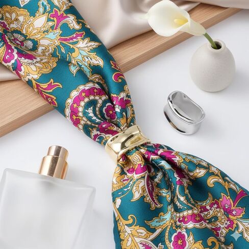 مجموعة CONBOLA المكونة من 3 قطع من حلقات الوشاح ودبوس الوشاح للنساء - دبابيس ومشابك أنيقة للشالات والملابس - حلقات القميص المزخرفة، ودبابيس ودبابيس للنساء هدية مجوهرات in Kuwait