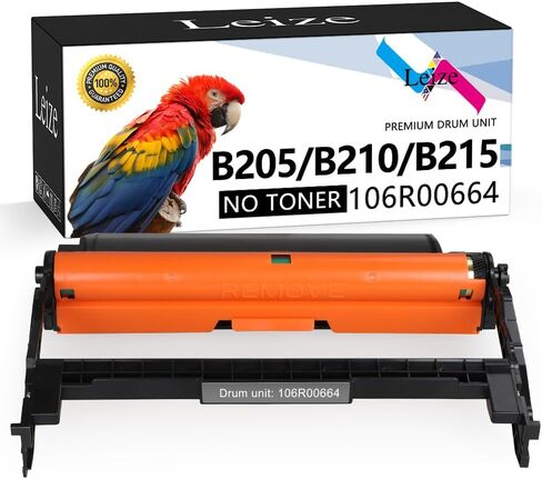 Leize Compatible 101R00664 B205/ B210/ B215 Drum Cartridge Replacement for Xerox B205 B210 B215 B210DNI B205NI B215DNI B215MFP B205MFP Printer Drum Unit, Black - 10,000 Pages in Kuwait