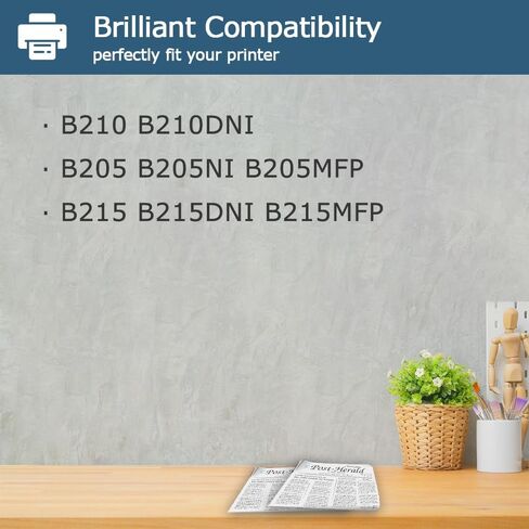Leize Compatible 101R00664 B205/ B210/ B215 Drum Cartridge Replacement for Xerox B205 B210 B215 B210DNI B205NI B215DNI B215MFP B205MFP Printer Drum Unit, Black - 10,000 Pages in Kuwait