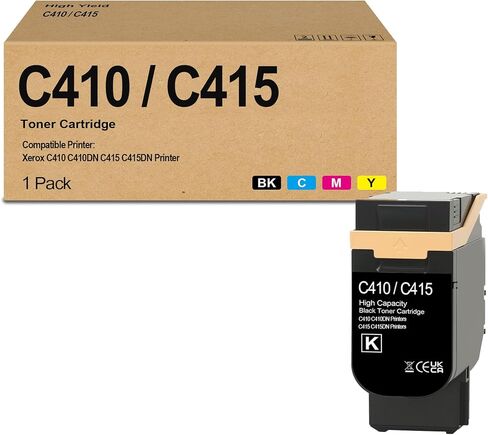 HIGH Capacity C410 / C415 Black Toner Cartridge Replacement for Xerox 006R04685 Toner Cartridge Works for C410 C410DN VersaLink C415 C415DN Printers (1-Pack) in Saudi Arabia