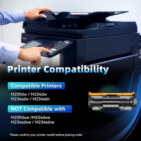 134A W1340A Toner Cartridge (with Chip) Replacement for HP 134A 134X W1340A W1340X Black Ink Cartridges for HP M209dw M234dw M234sdw M234sdn Printer Toner Ink (1 Pack) in Kuwait