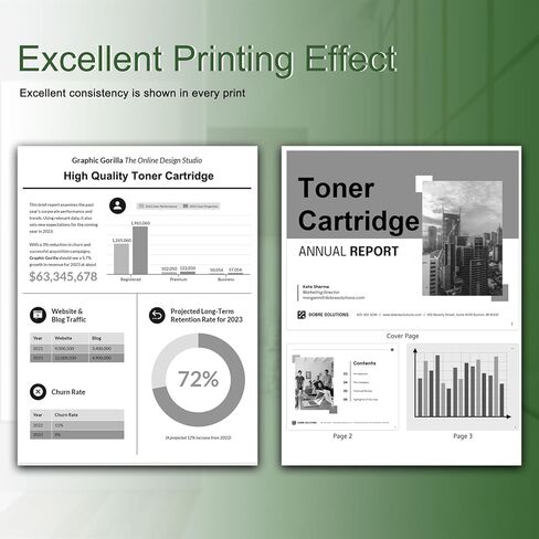 خرطوشة حبر سوداء عالية الإنتاجية 52D1000 (عبوة من قطعتين) بديلة لخرطوشة حبر Lexmark 52D1000 تعمل مع طابعة MS710 MS711 MS810 MS811 MS812 [6,500 صفحة/الحزمة] in Kuwait