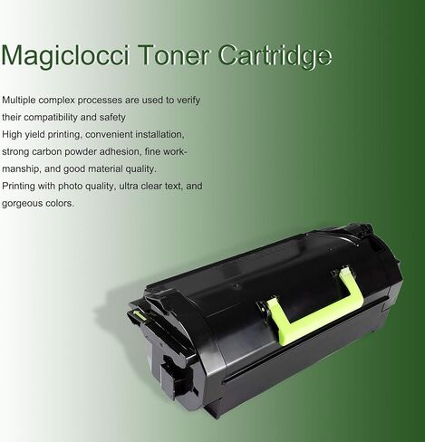 خرطوشة حبر سوداء عالية الإنتاجية 52D1000 (عبوة من قطعتين) بديلة لخرطوشة حبر Lexmark 52D1000 تعمل مع طابعة MS710 MS711 MS810 MS811 MS812 [6,500 صفحة/الحزمة] in Kuwait