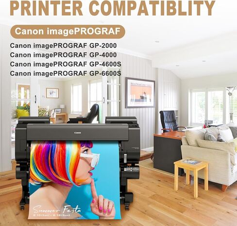 PFI-2700 Ink Cartridge Replacement for Canon PFI2700 Ink Tank Compatible with imagePROGRAF GP-2000 GP-4000 GP-4600S GP-6600S Printer(11Color MBK PBK CY MG YL GY R OR G VT FP) in Kuwait