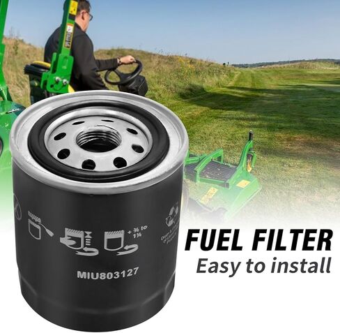 MIU803127 Fuel Filter Replacement for John Deere 1570 1575 1580 Front Mowers Replacement for John Deere 7400A 7500A 7700A 8000A 8700A Fairway Mowers in Saudi Arabia