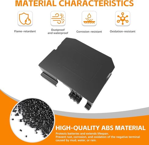 واقي غطاء بطارية محرك ABS لسيارة Ford Bronco Sport 2021-2025، غطاء حماية بطارية محرك مقاوم للغبار بتغطية كاملة لملحقات Bronco الرياضية 2024 in Kuwait