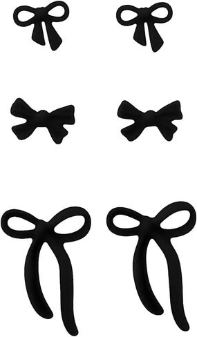 Bow Earrings for Women Elegant Bow Stud Earring Vintage Ribbon Earrings Christmas Ribbon Earring Xmas Decorations Stocking Stuffers Best Christmas Gifts 2025 in Saudi Arabia
