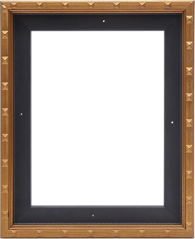 إطارات قماشية عائمة للوحات القماشية مقاس 11 بوصة × 14 بوصة، إطار قماش ذهبي، إطارات عائمة للقماش بعمق 0.6 بوصة ~ 0.9 بوصة لتزيين الحائط (ذهبي) in Kuwait