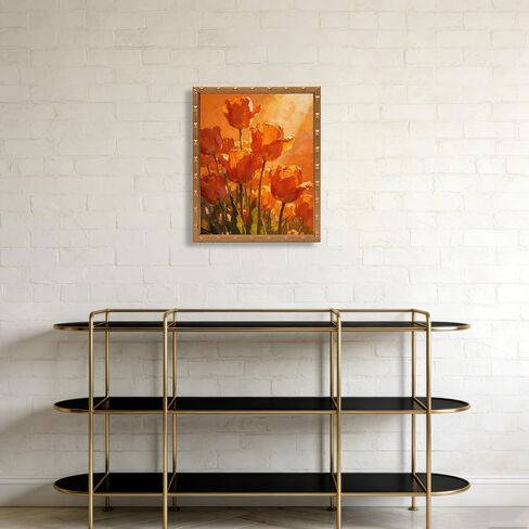 إطارات قماشية عائمة للوحات القماشية مقاس 11 بوصة × 14 بوصة، إطار قماش ذهبي، إطارات عائمة للقماش بعمق 0.6 بوصة ~ 0.9 بوصة لتزيين الحائط (ذهبي) in Kuwait