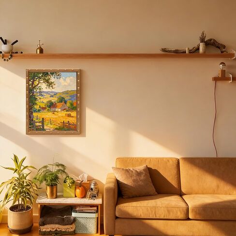 إطارات قماشية عائمة للوحات القماشية مقاس 11 بوصة × 14 بوصة، إطار قماش ذهبي، إطارات عائمة للقماش بعمق 0.6 بوصة ~ 0.9 بوصة لتزيين الحائط (ذهبي) in Kuwait